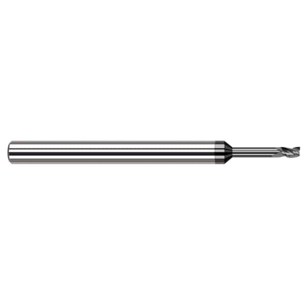 Miniature End Mill - 3 Flute - Square, 0.1250" (1/8), Material - Machining: Carbide
